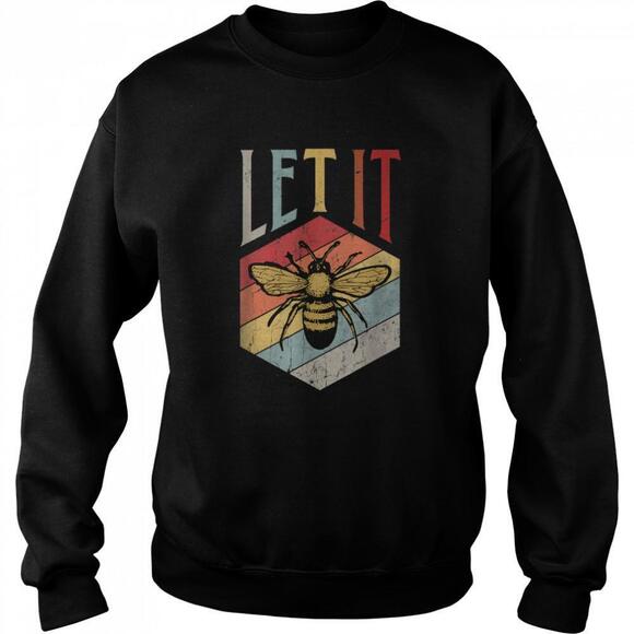 Other - Bee Let It Bee Letter Print Spring Shirt